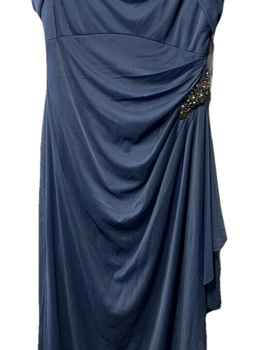 Alex Evenings Womens Long Cold Shoulder Mother of the Bride Evening Dress Size 6